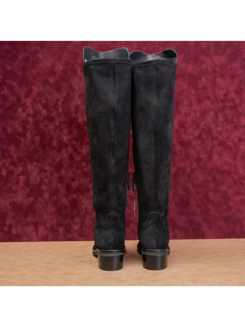 Cole Haan Women Duchess Black Suede OTK GrandOs Fashion Fall Boots sz 7.5